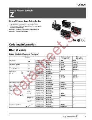 Z-15G-B datasheet  